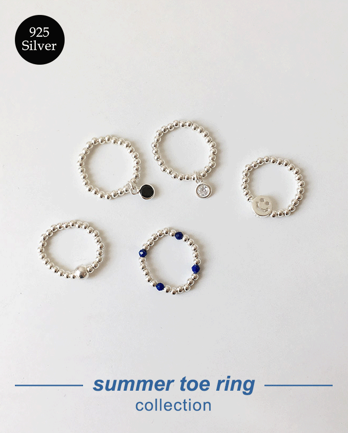 Summer toe ring collection 6type