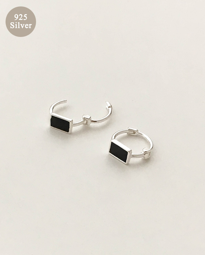 [925 Silver]Basic one touch Earrings E 150