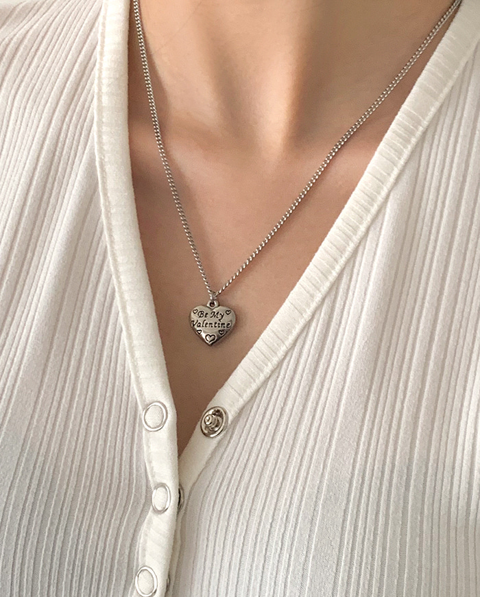 [써지컬스틸] Valentine necklace N 31