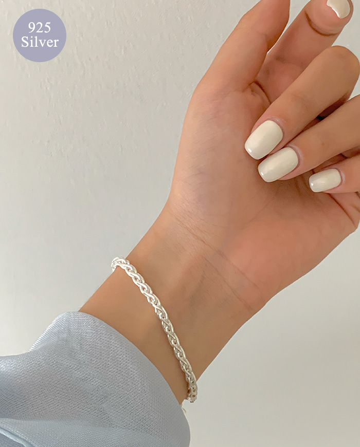 [925 silver] Light bracelet C 26