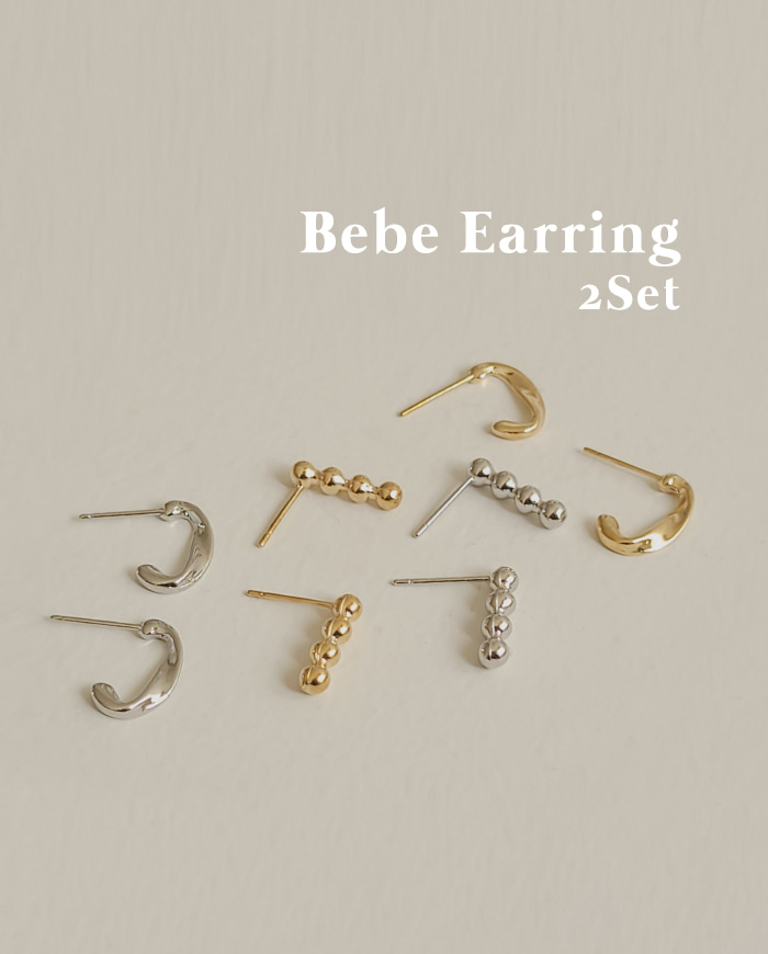 [SALE]Bebe Earring Set E 223