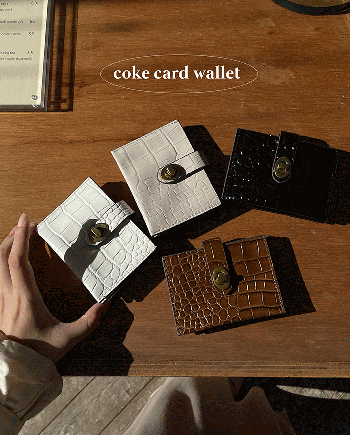 [소가죽] Coke card wallet