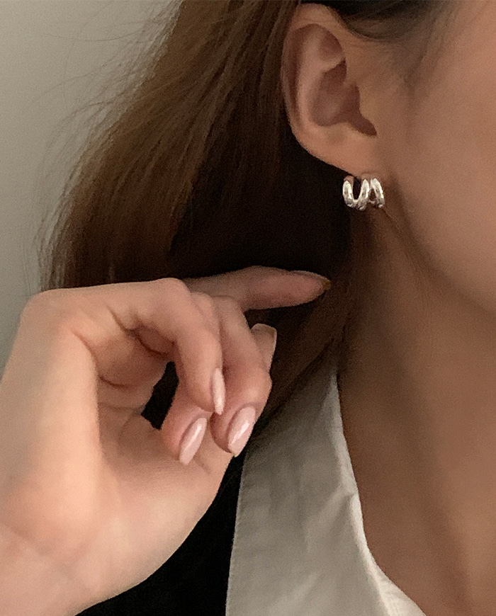 [925 Silver] Mode earrings E 184