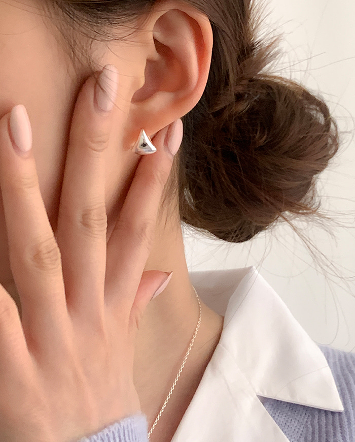 [925 Silver] Simple type earrings E 26